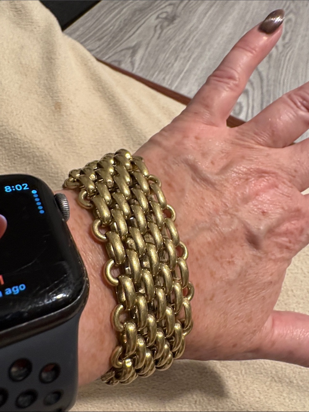 Gold-Tone Chain Bracelet